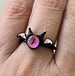 💀 Kuromi Monster Ring